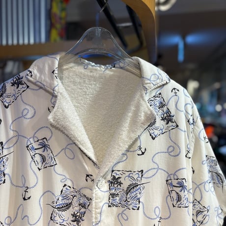1950's  Hawaiian Beach Shirt  SIZE：Large
