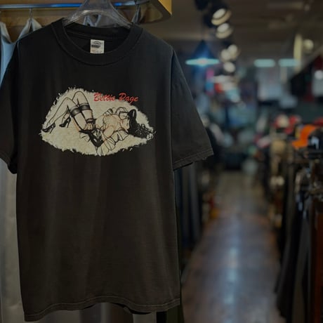 1990's "Bettie Page"  Short Sleeve Tee  SIZE：XL