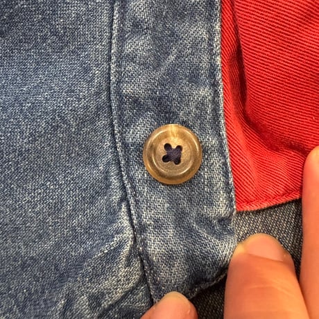1980's  "Polo by Ralph Lauren"  Denim Swing Top  SIZE：XXL