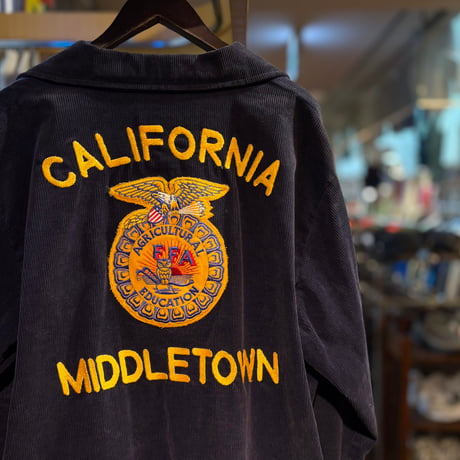 1990's "FFA"  Corduroy Jacket with Tie  SIZE：48