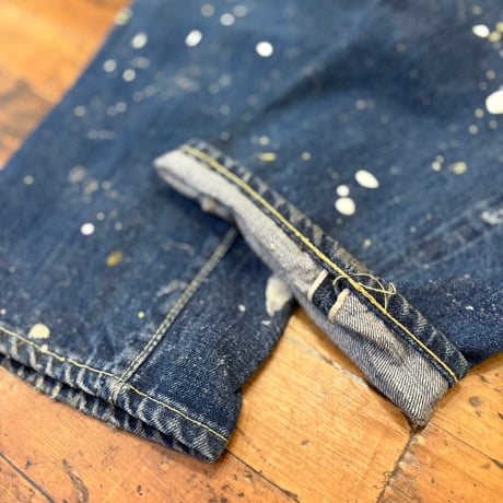 1960’s  "LEVI'S"    501 Denim Pants BIGE  S Type   SIZE：W33 L32.5