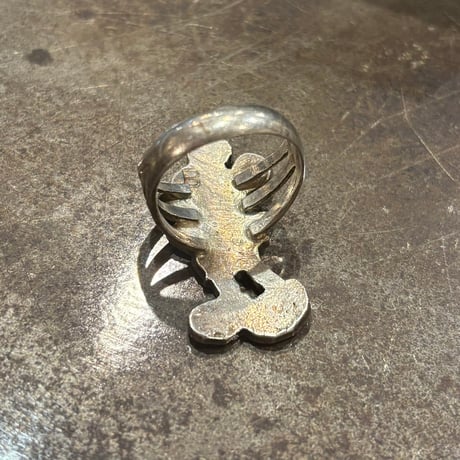 1980's "ZUNI" Silber Ring  SIZE：21号