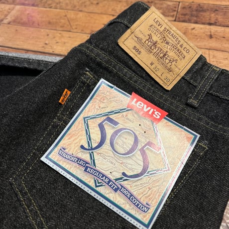 1990’s "Levi's"  505 Denim Pants 先染 Dead Stock!!   SIZE：W32L30