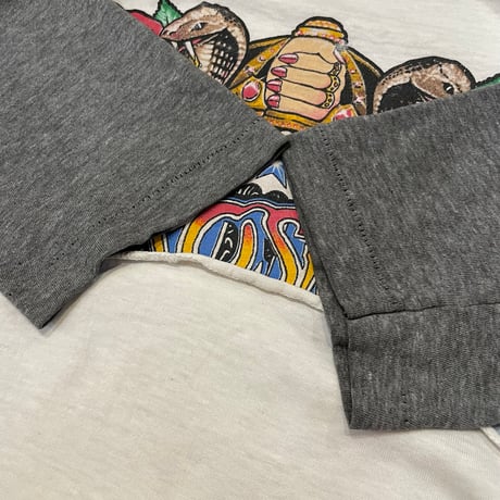 1980's "AERO SMITH" BAND TEE SIZE ： M