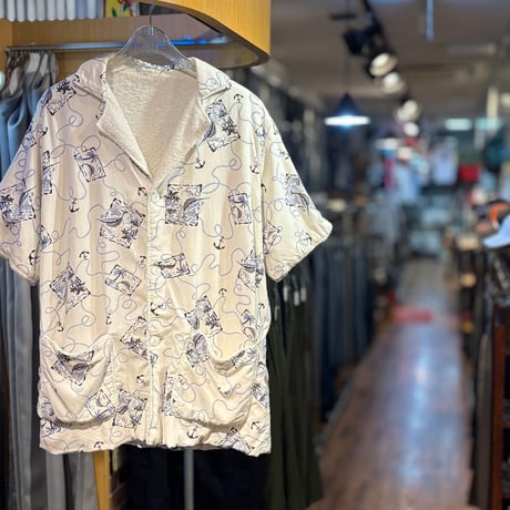 1950's  Hawaiian Beach Shirt  SIZE：Large