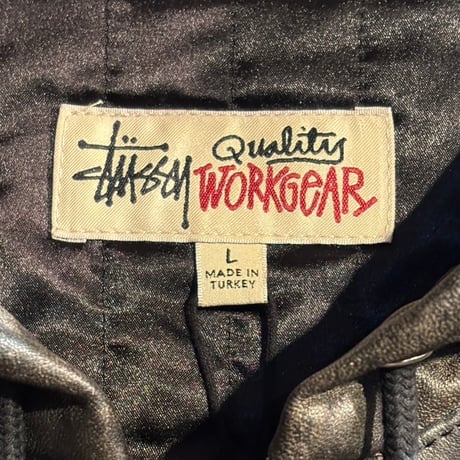NEW "STUSSY"  Leather Jacket  SIZE：L
