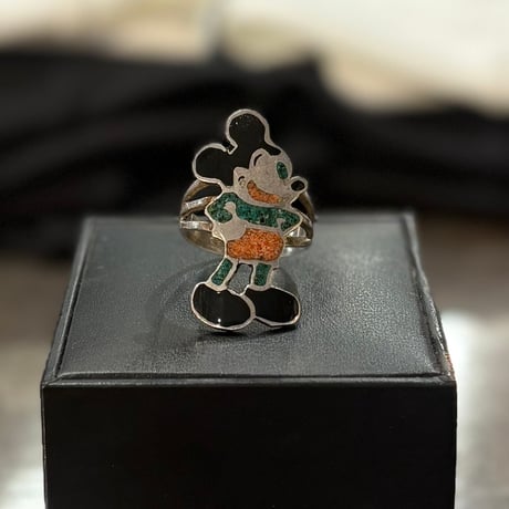 1980's "ZUNI" Silber Ring  SIZE：21号