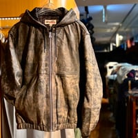 NEW "STUSSY"  Leather Jacket  SIZE：L