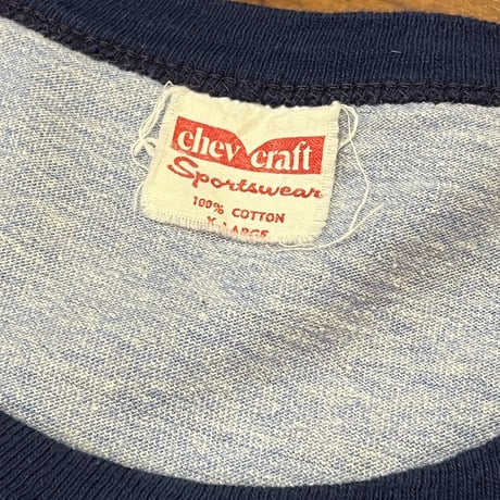 1970's "chev craft" CHARACTER TEE SIZE : XL