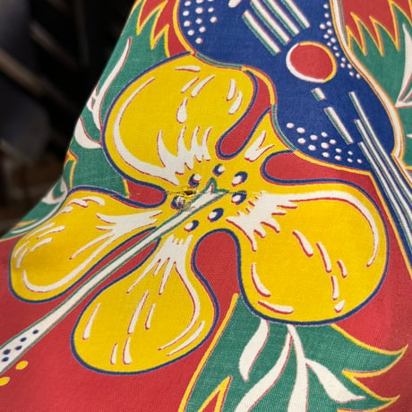 1950’s  "Made in California"   Hawaiian Shirt   SIZE：M