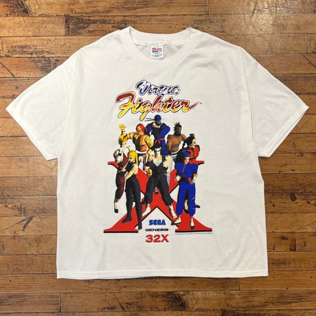 1990's "Virtua Fighter"  Short Sleeve Tee  Dead Stock  SIZE：XL