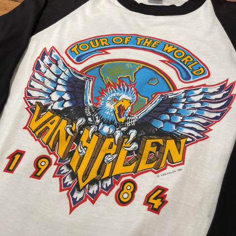 1980's"Anvil BRAND" Raglan Sleeve Tee SIZE : Ｌ