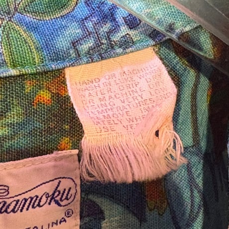 1960's "Duke Kahanamoku"  Vintage Hawaiian Shirt  SIZE：M