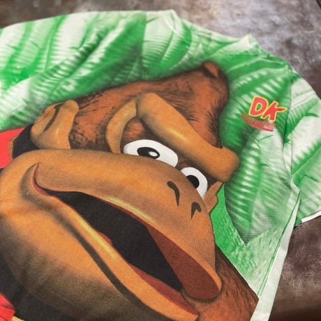 1990's "Donkey Kong"  Short Sleeve Tee  SIZE：XL