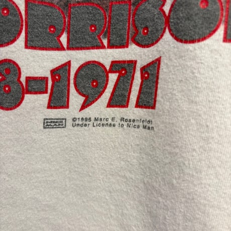 1990's "Jin Morrison"  Short Sleeve Tee  SIZE：X-Large