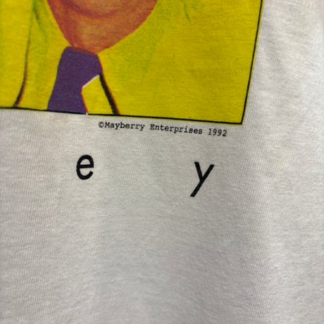 1990's "Mayberry" Short Sleeve Tee Dead Stock  SIZE：X-Large