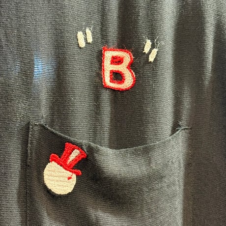 1950's "Hilton" Boring Shirt  SIZE：Medium