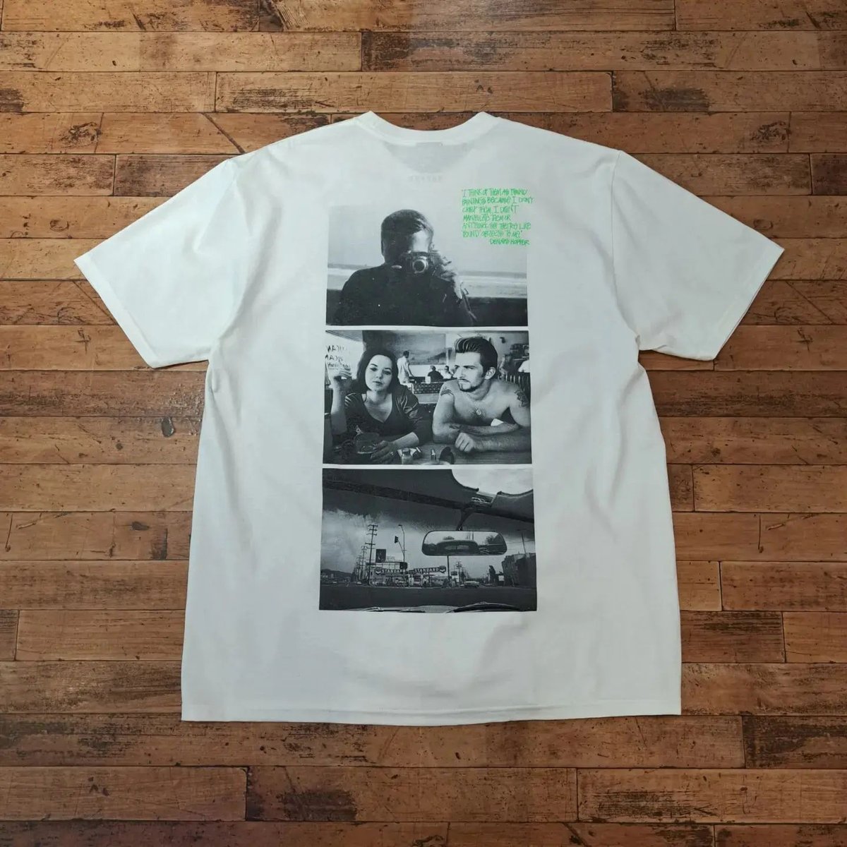 Stussy Hopper tee XL white デニスホッパー - Tシャツ/カットソー ...