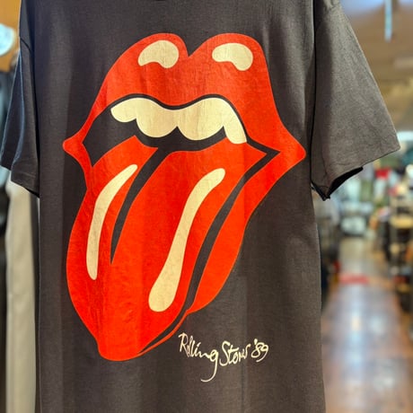1980's "The Rolling Stones"  Band T-Shirt  SIZE：X-Large