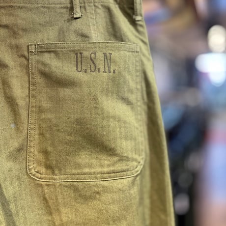 1940's "U.S NAVY" N-3 TROUSERS SIZE : W30 L 31