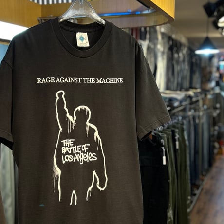1990’s "RAGE AGAINST THE MCHINE"    Short Sleeve Tee     SIZE：XL