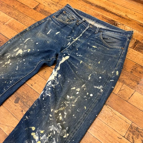 1960’s  "LEVI'S"    501 Denim Pants BIGE  S Type   SIZE：W33 L32.5