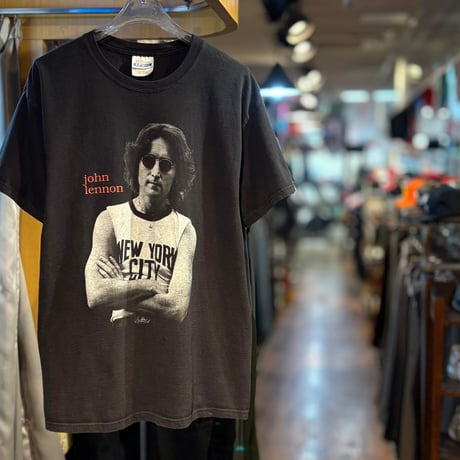 1990's "Jhon Lennon"  Short Sleeve Tee  SIZE：Large