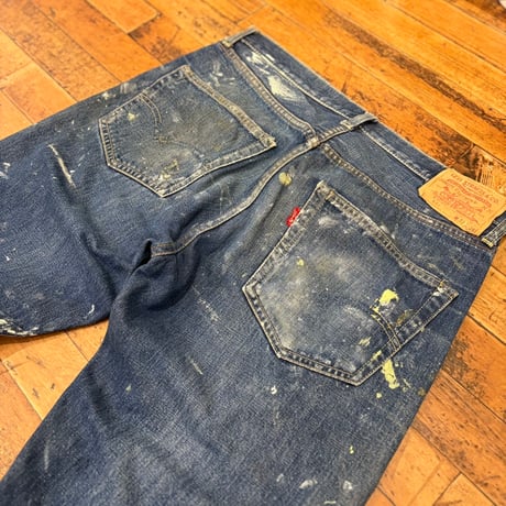 1960’s  "LEVI'S"    501 Denim Pants BIGE  S Type   SIZE：W33 L32.5