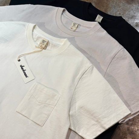 New "Jackman"  Dotsume Pocket T-Shirt  SIZE：M/L/XL