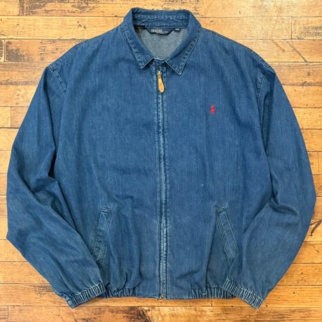 1980's  "Polo by Ralph Lauren"  Denim Swing Top  SIZE：XXL