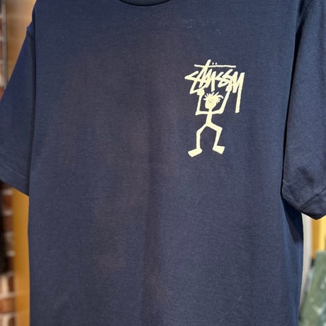 1990’s "STUSSY"  Shadow man    Short Sleeve Tee   SIZE：M