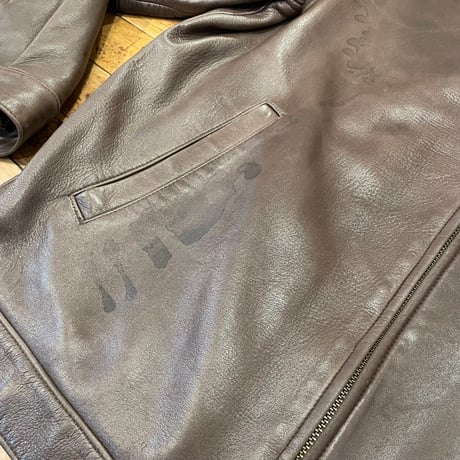 1990’s "Polo by Ralph Lauren"  Leather Swinh Top  SIZE：L
