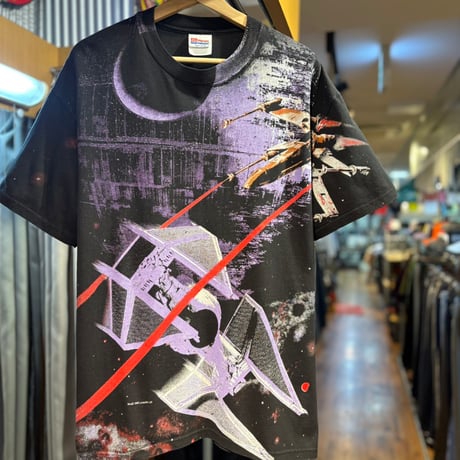 1990's "STARWARS" Short Sleeve Tee  SIZE：Large