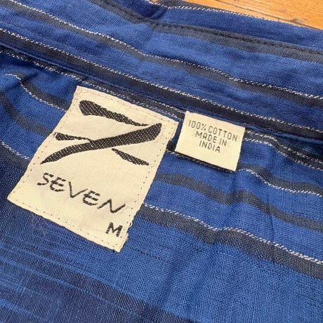 1990's "SEVEN"  Cotton Long Sleeve Shirt  SIZE：L