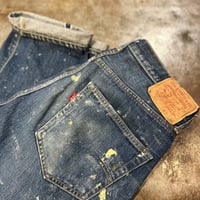 1960’s  "LEVI'S"    501 Denim Pants BIGE  S Type   SIZE：W33 L32.5