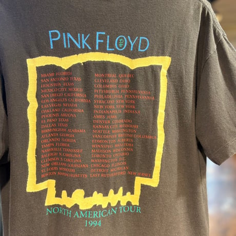 1990's "Pink Floyd"  Band T-Shirt  SIZE：Large