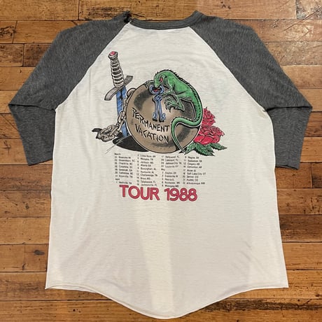 1980's "AERO SMITH" BAND TEE SIZE ： M