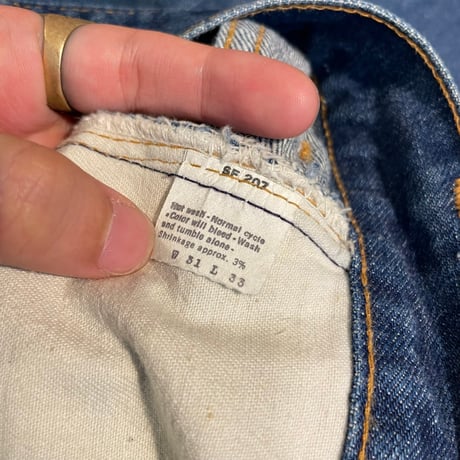 1970’s "Levi's"   517 Denim Pants  66Single   SIZE：W32 L32