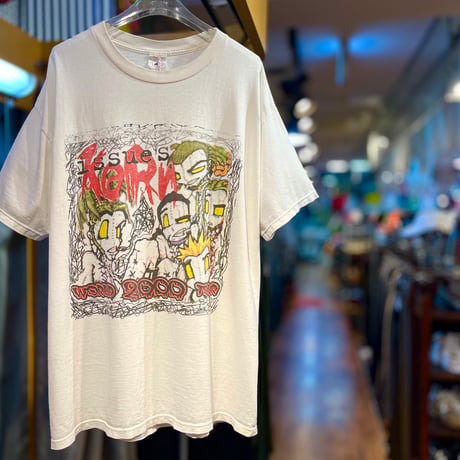 2000's "koЯn" BAND T-SHIRT SIZE : XL