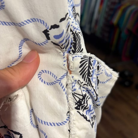 1950's  Hawaiian Beach Shirt  SIZE：Large