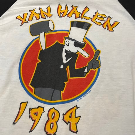 1980's"Anvil BRAND" Raglan Sleeve Tee SIZE : Ｌ