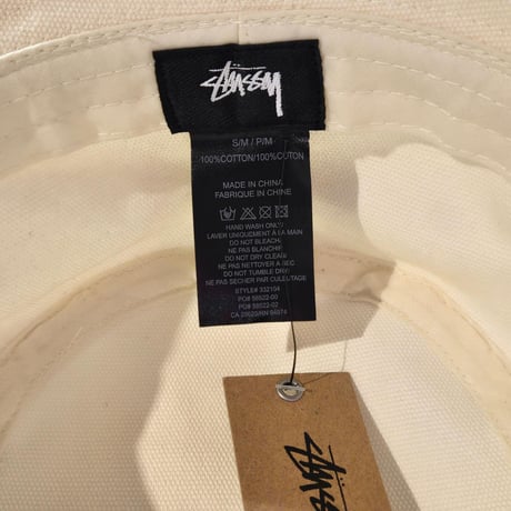 NEW "STUSSY×COMME des GARCONS”　Bucket Hat　SIZE：S/M