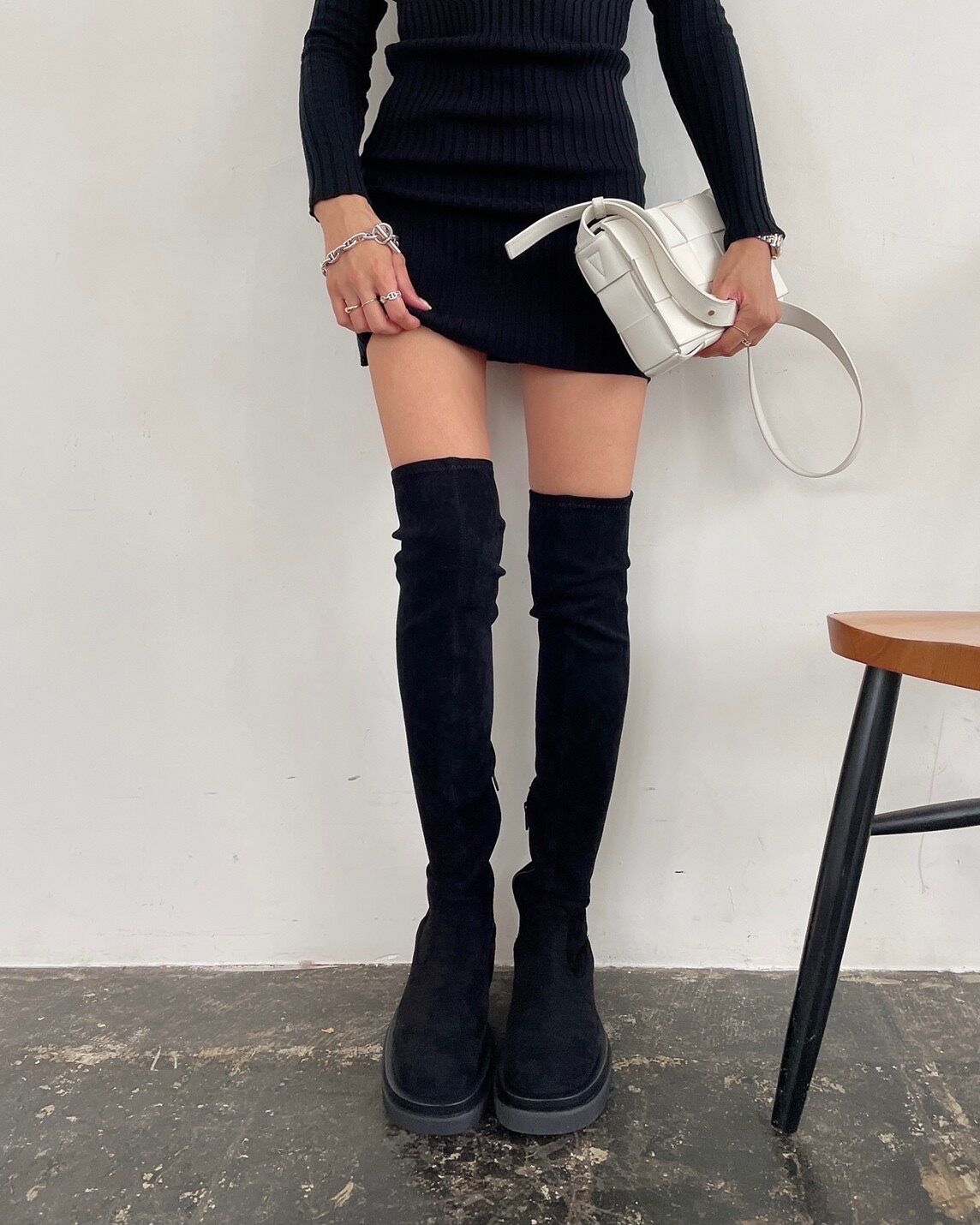 Flat Knee High Boots
