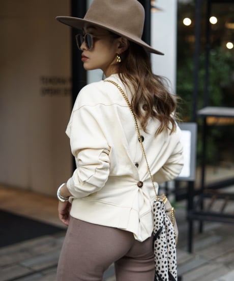 Back Button Sweat
