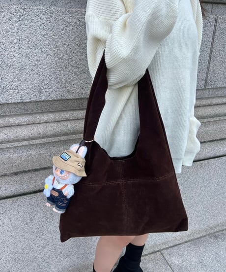 Suede Pouch Set Bag