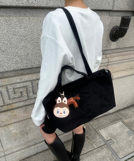 2Way Suede Tote Bag