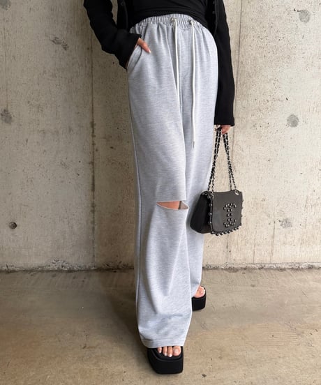 Slit ワイドパンツ