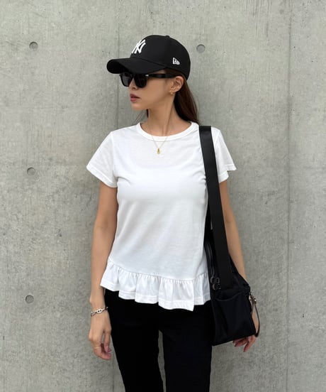 Basic Peplum Tシャツ