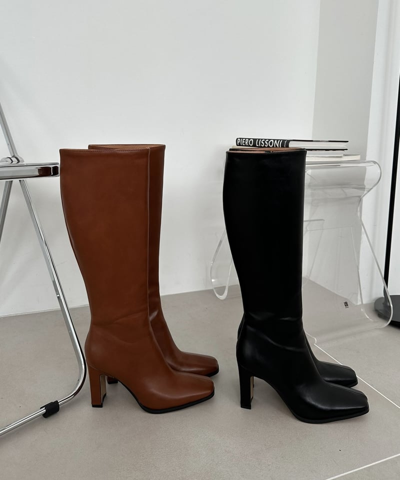 Square Toe Long Boots | Admance Online Store