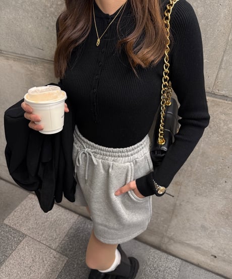 Henley Rib Knit